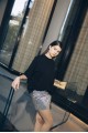 Monaco T-shirt Jet Black