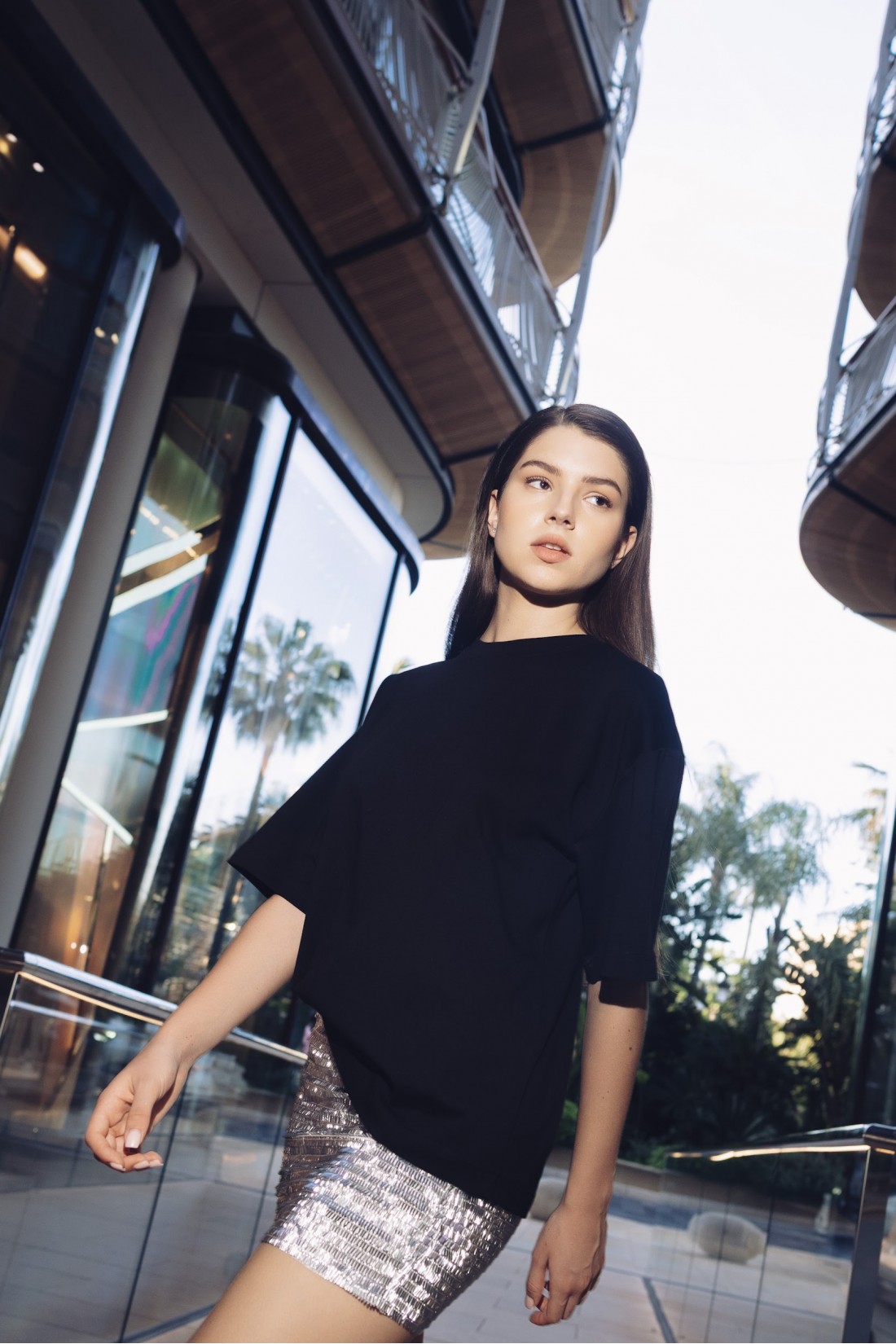 Monaco T-shirt Jet Black